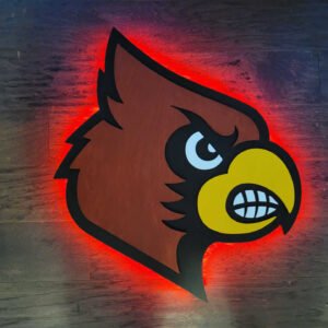 louisville-cardinals-logo-wood-art