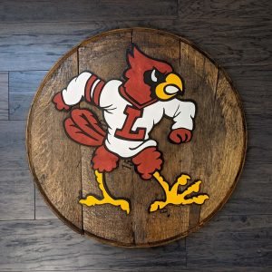 louisville-cardinals-fighting-bird-bourbon-barrel