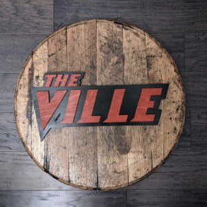 the-ville-logo-bourbon-barrel-head-red-black